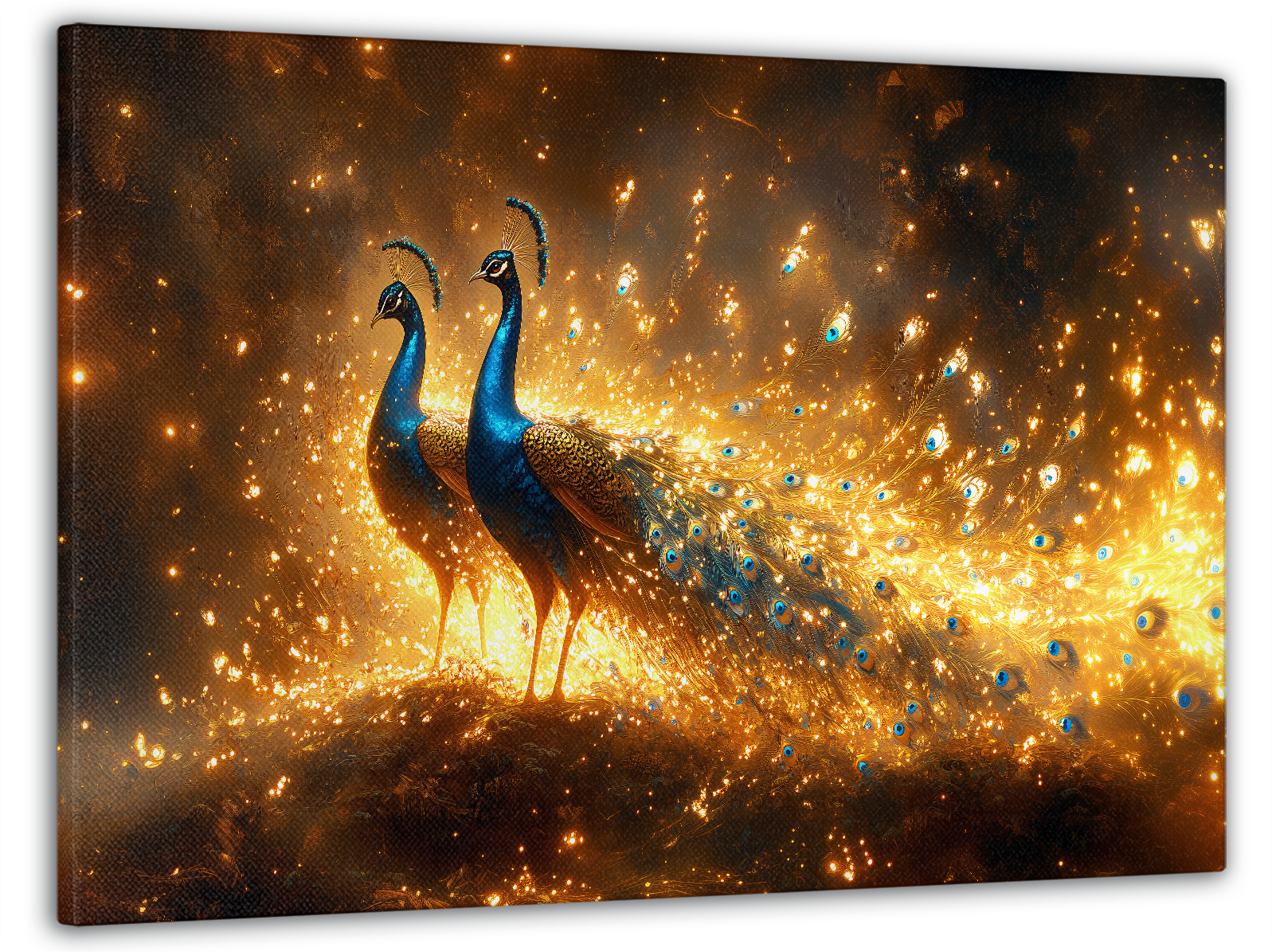 Картина на холсте Mako волшебные павлины 60x100 см (MK10564)