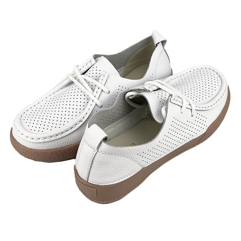 Мокасины женские перфорированная кожа 7035-2 р. 36 23 см Белый - фото 3 Мокасины женские перфорированная кожа 7035-2 р. 36 23 см Белый - фото 3