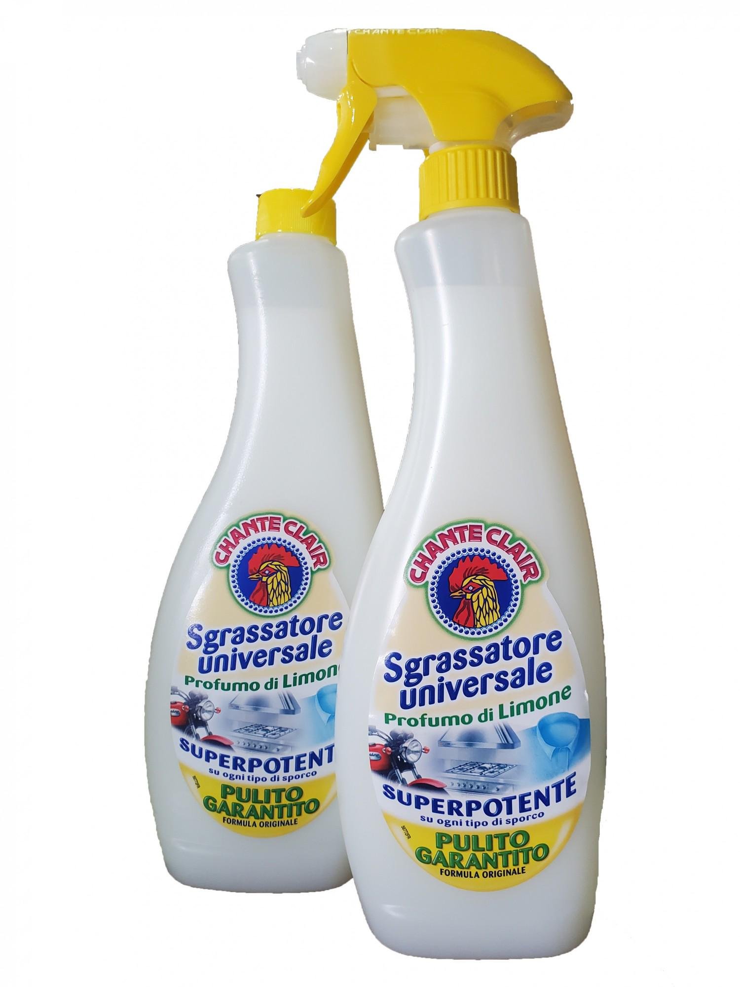Універсальне знежирювач Chante Clair Sgrassatore Лимон 600 мл + запаска 600 мл