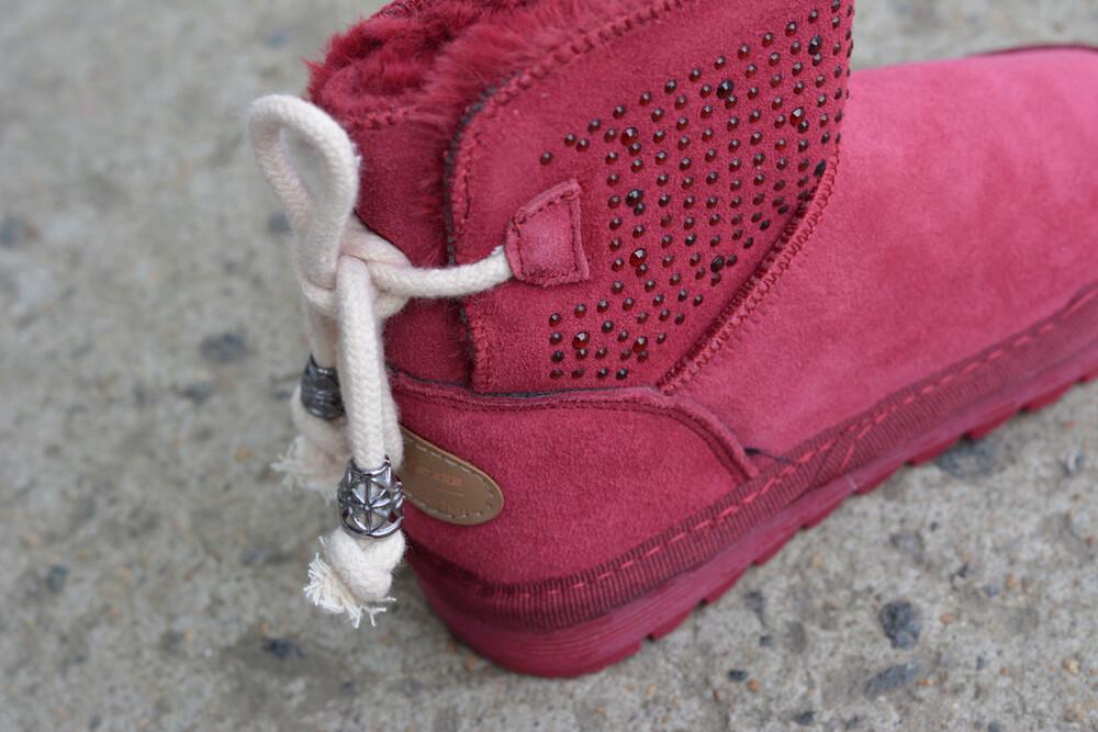 Уггі дитячі зимові Ugg замшеві р. 29 Бордовий (11352585) - фото 5 Уггі дитячі зимові Ugg замшеві р. 29 Бордовий (11352585) - фото 5