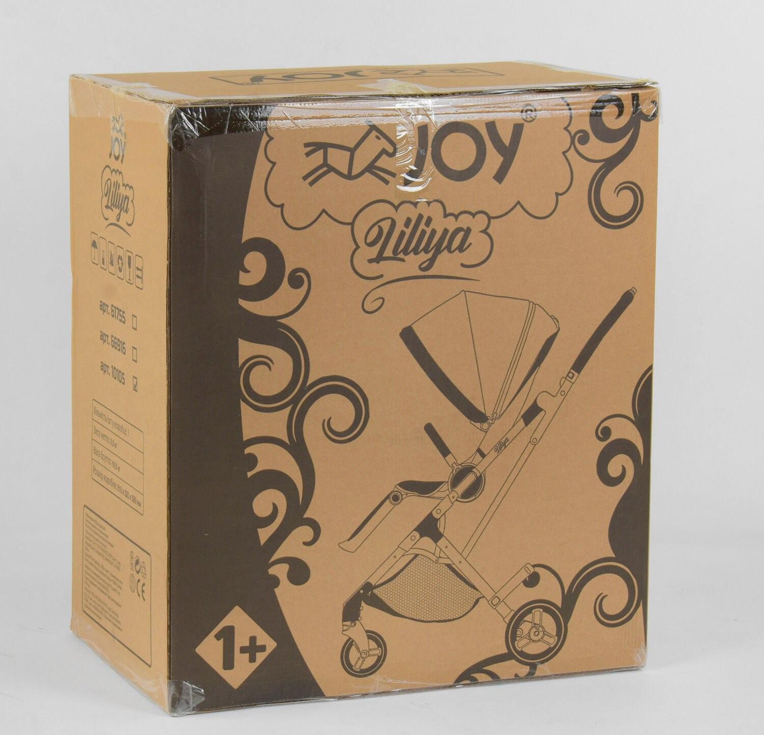 Коляска прогулянкова Joy Liliya 66916 зі сталевою рамою/футкавером/підсклянником (23874741) - фото 4 Коляска прогулянкова Joy Liliya 66916 зі сталевою рамою/футкавером/підсклянником (23874741) - фото 4