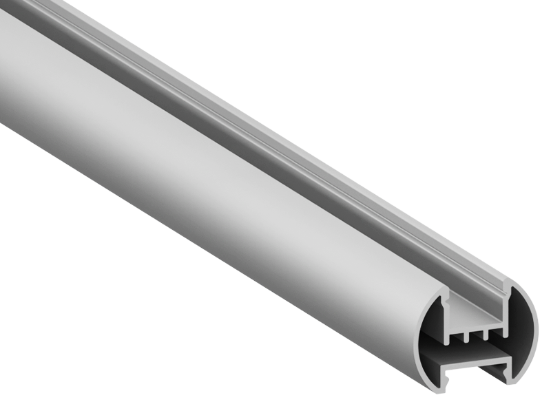 Профиль алюминиевый анодированный LEDUA АЛ-132 ЛСК круглый для LED ленты подвесной 2 м (9495)