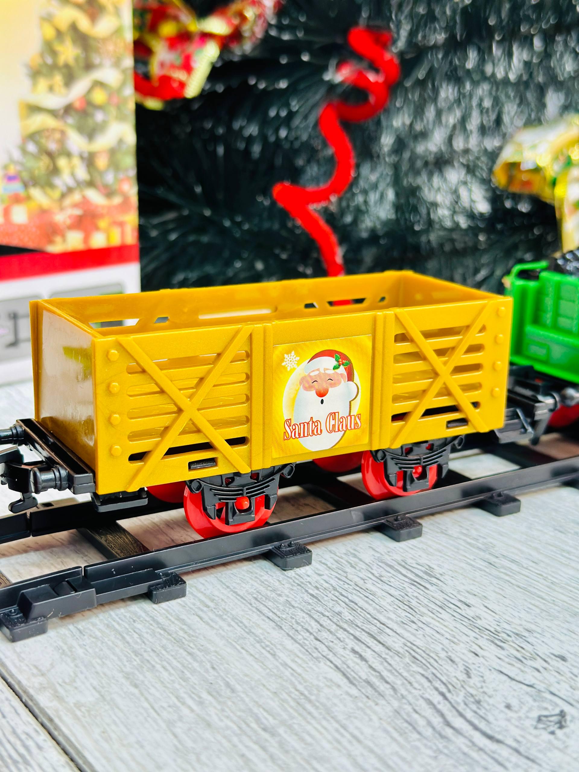 Игрушечная железная дорога Train CHRISTMAS 110 см (AWN-00490) - фото 2 Игрушечная железная дорога Train CHRISTMAS 110 см (AWN-00490) - фото 2