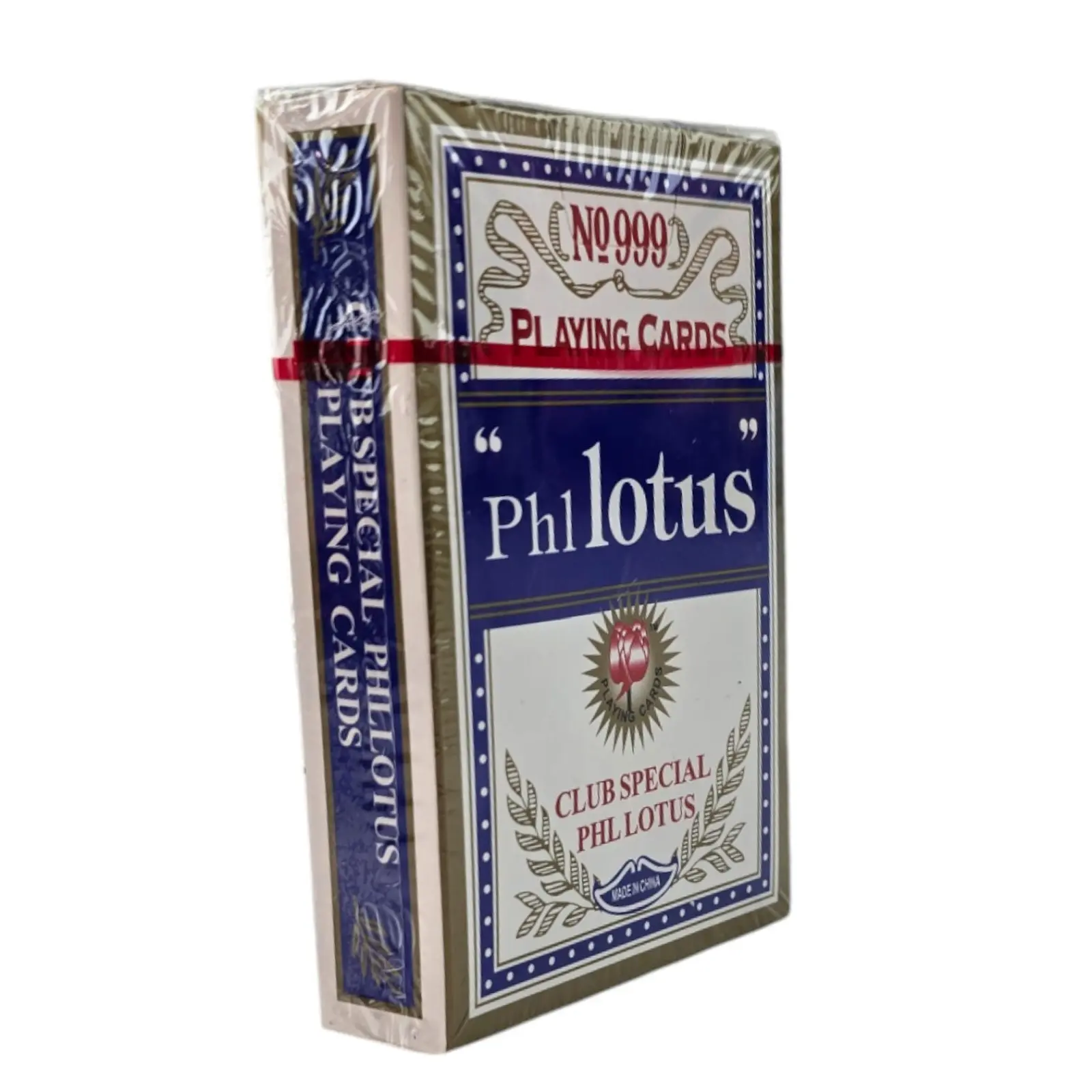 Карты игральные бревно Phllotus 54 шт. Синий