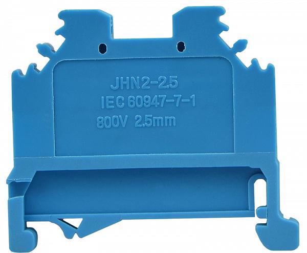 Клемма пружинная наборная АСКО-Укрем JHN2-2,5 20А 2,5 мм2 х 42,5х5х35,7 мм Синий (A0130010071)