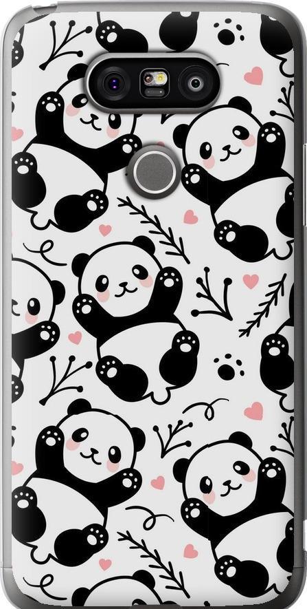 Чехол на LG G5 H860 Панды (4318u-348-42517)