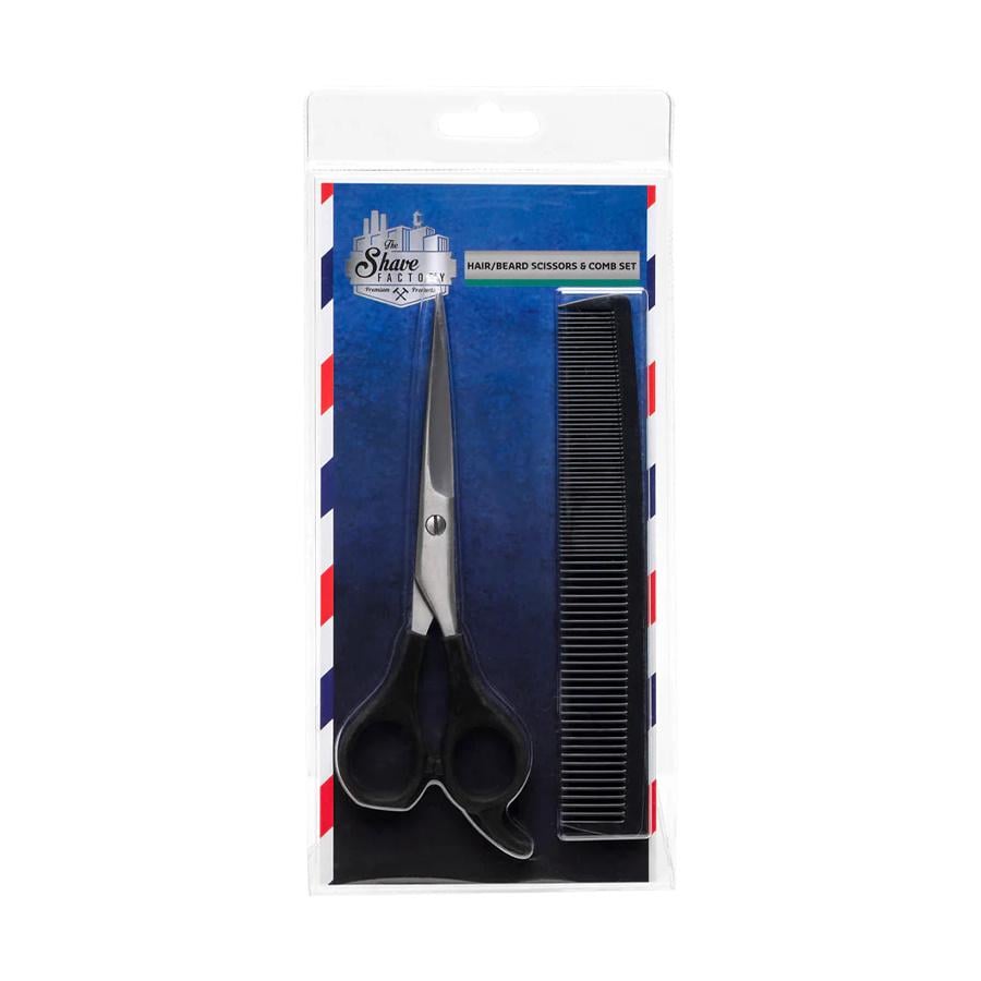 Набор для стрижки The Shave Factory Hair/Beard Scissors Comb Set (ТШФ126)