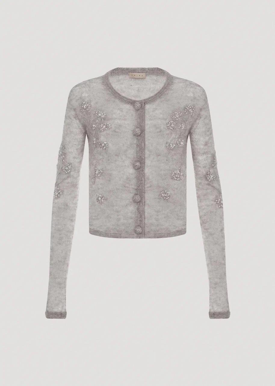Кардиган жіночий повсякденний JACQUES WEI S Сірий (2797308367)
