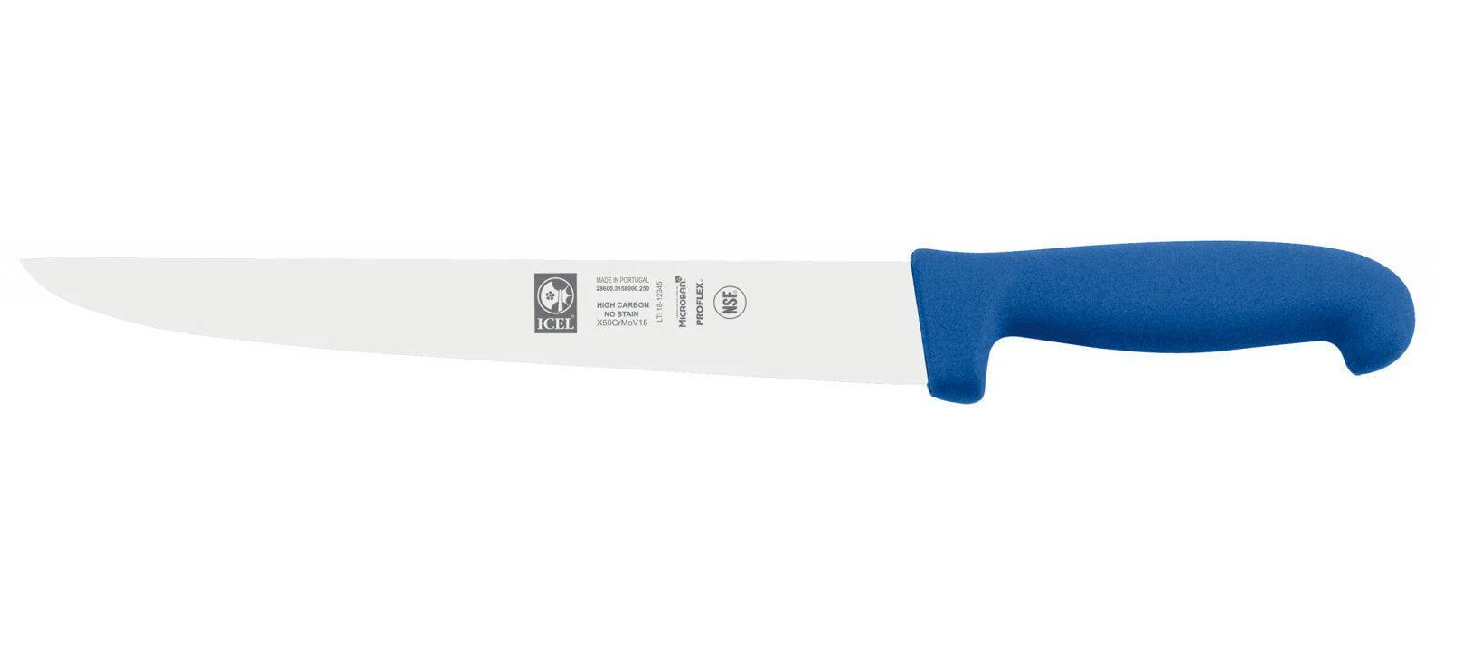 Ніж м'ясника Icel Safe 250 мм Синій (28600.3158000.250)