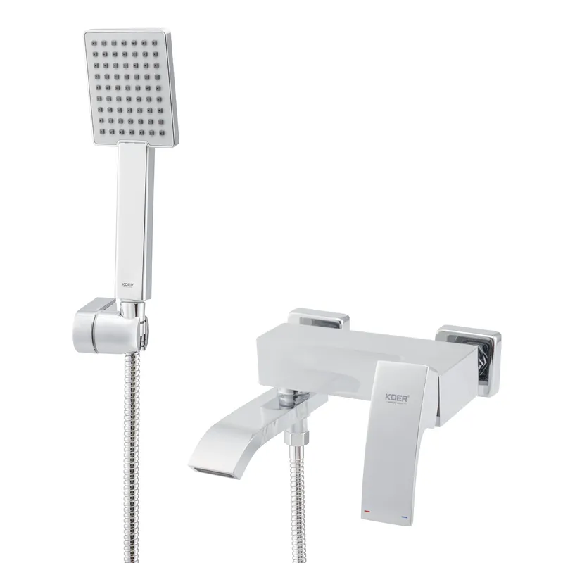Смеситель для ванны с коротким сливом Koer KB-41007-01 Хром (KR3454) Смеситель для ванны с коротким сливом Koer KB-41007-01 Хром (KR3454)