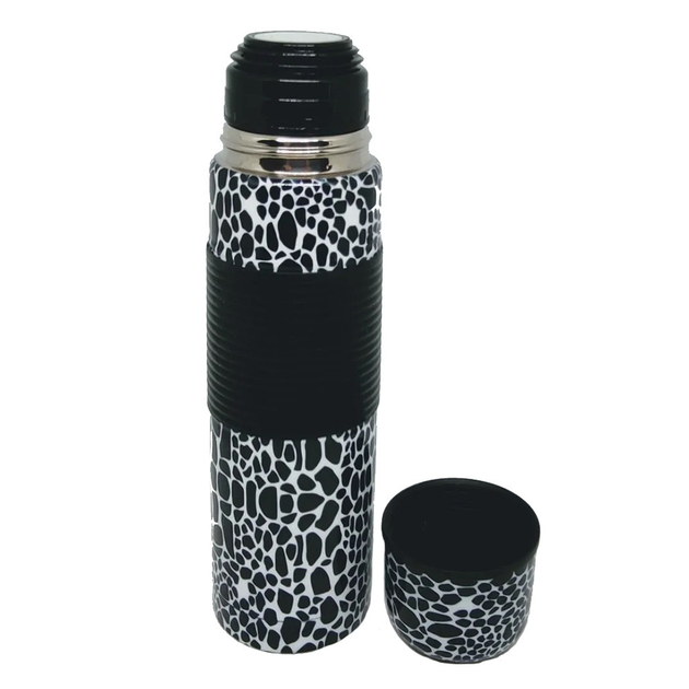 Термос Unique 1 л Чорно-білий (MX-10863X) - фото 1 Термос Unique 1 л Чорно-білий (MX-10863X) - фото 1