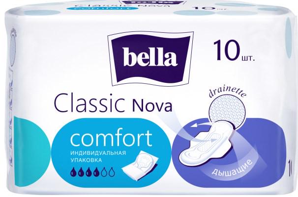 Гігієнічні прокладки Bella Classic Nova Сomfort Drainette 10 шт.