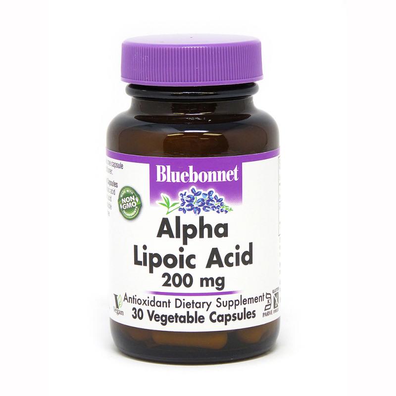 Натуральная добавка Bluebonnet Alpha Lipoic Acid 200 мг 30 капс. (5065)