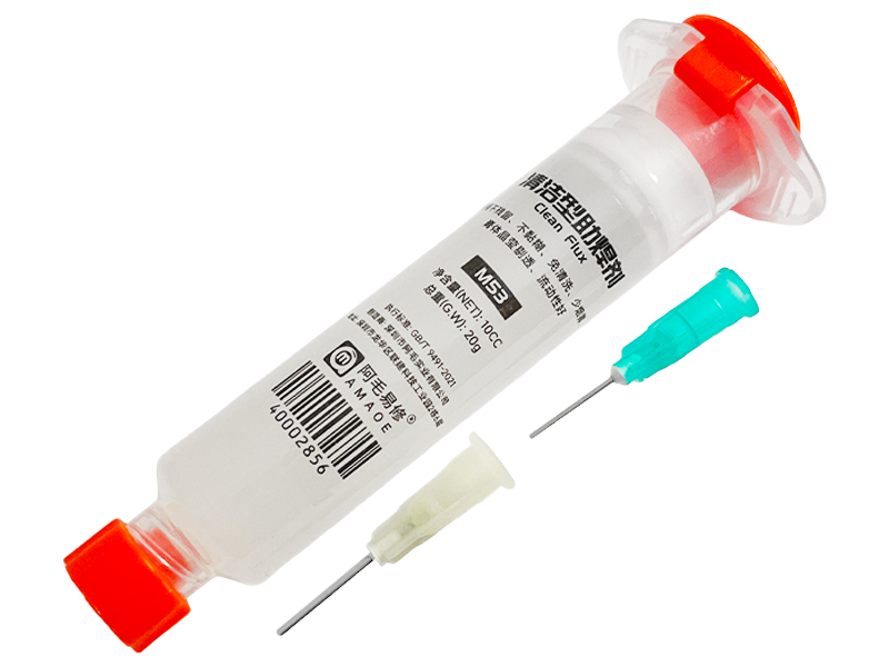Флюс-гель для пайки Amaoe M53-10CC в шприце 10 кубов (9138)