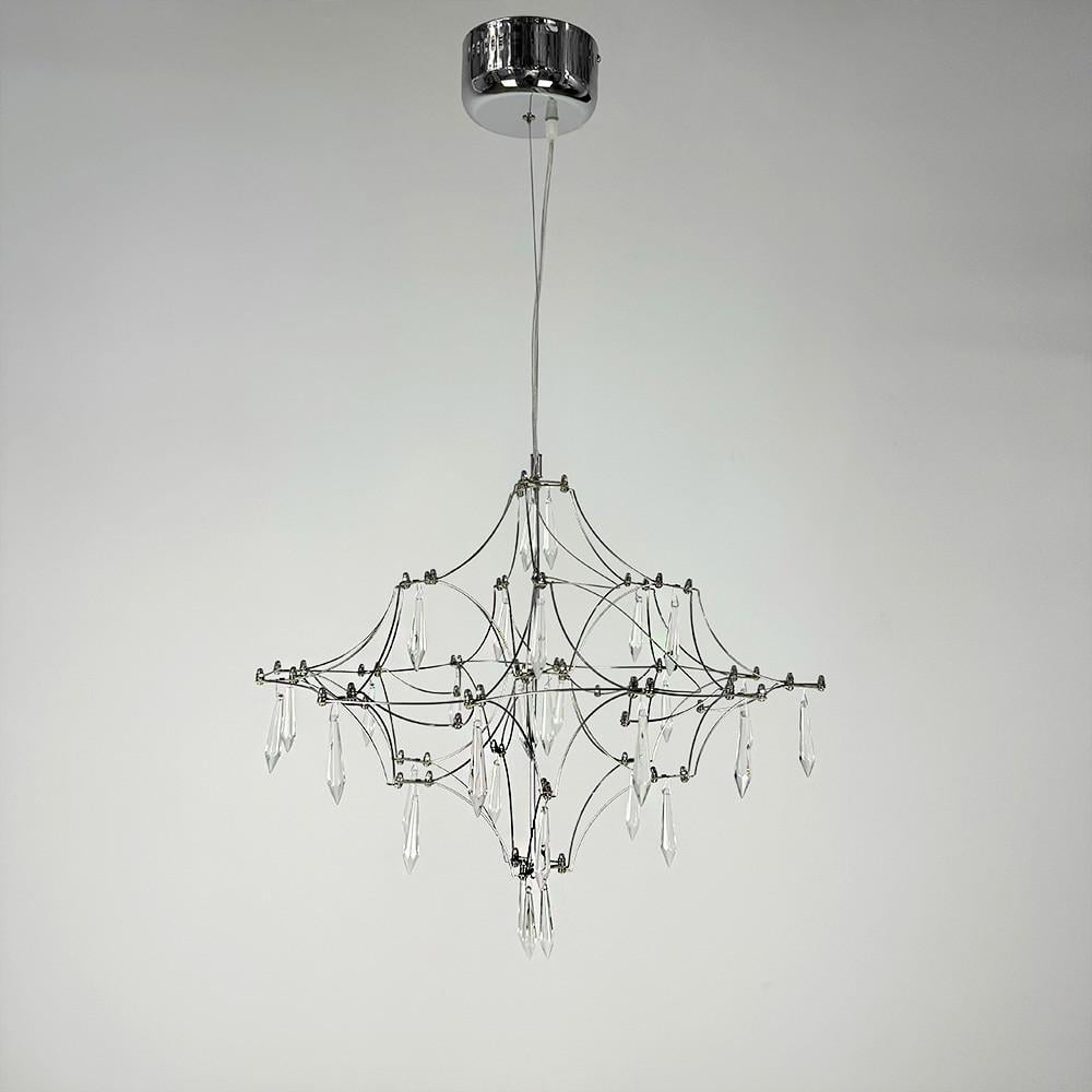 Люстра невесомая Led Ø 60 см Серебряный (MJ156-600 CH)