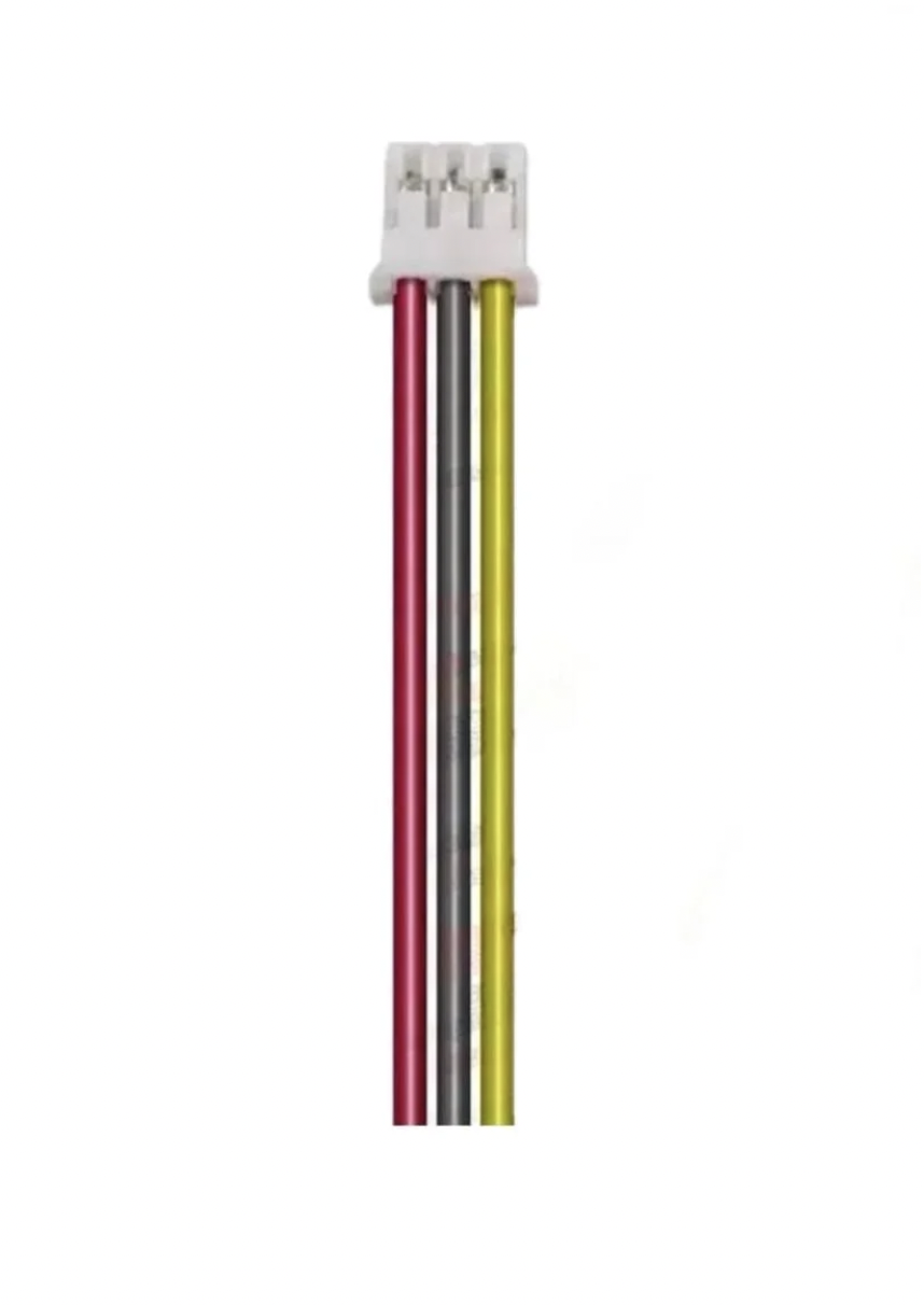 Кабель ПВХ 28AWG с разъемом JST GH1.25 Female с фиксатором 3P 200 мм