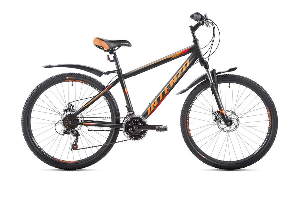Велосипед горный Intenzo Master MTB 26" 19" Черный/Оранжевый (483198de)
