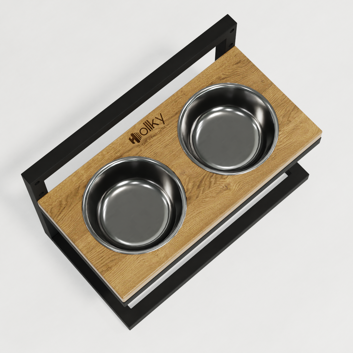 Миски на регулируемой подставке для маленьких собак Hollky Flex S 2х0,45 л (FS-422523-BLNH) - фото 10 Миски на регулируемой подставке для маленьких собак Hollky Flex S 2х0,45 л (FS-422523-BLNH) - фото 10