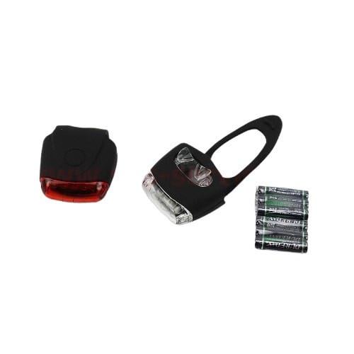 Комплект силиконовых фонарей для велосипеда JING YI (JY-267-5) Комплект силиконовых фонарей для велосипеда JING YI (JY-267-5)