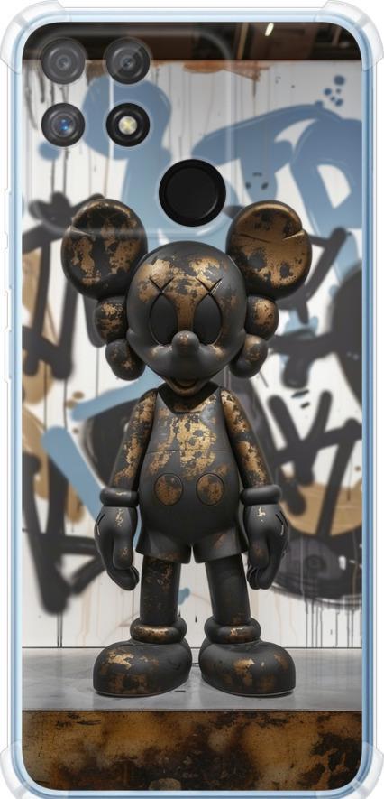 Чехол на Realme Narzo 50A Bronze kaws v2 (6098sp-2514-42517)