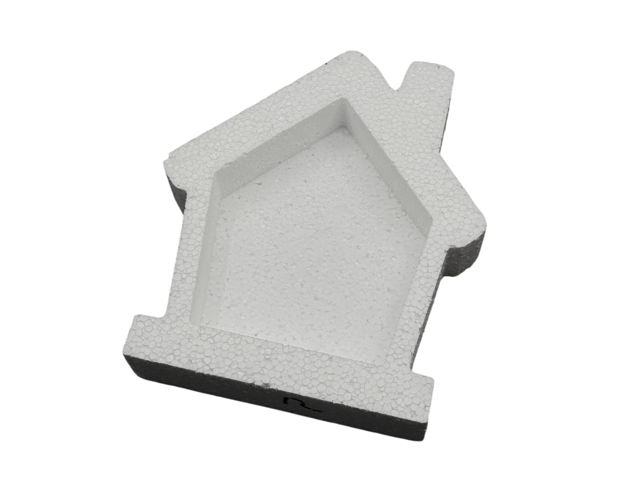 Пенобокс для декорирования пенопластовая заготовка для рукоделия 27х23 см Белый (PNB-012)