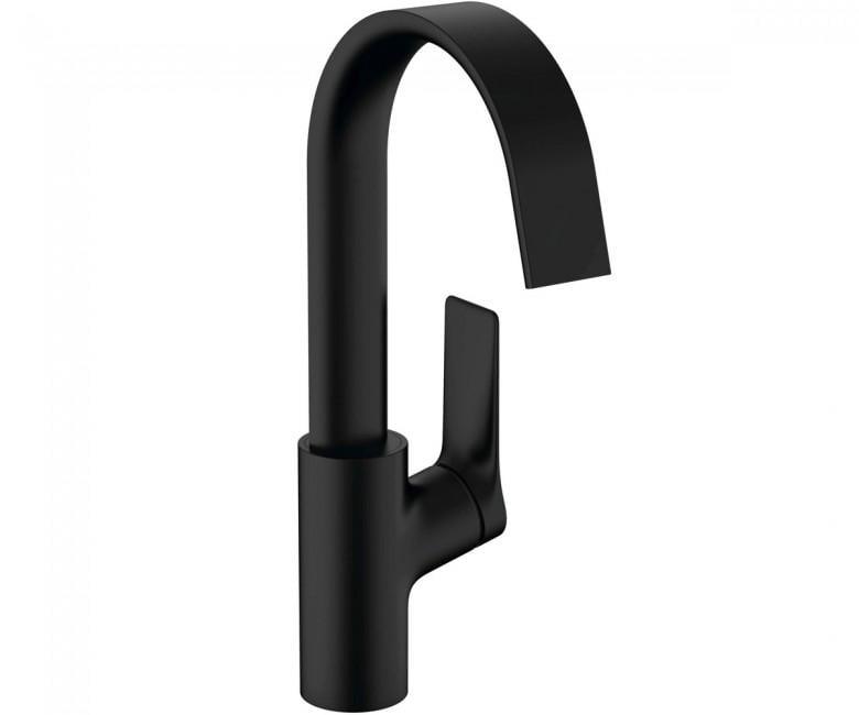 Змішувач для раковини Hansgrohe VIVENIS 75030670 з донним клапаном Чорний матовий (101215)