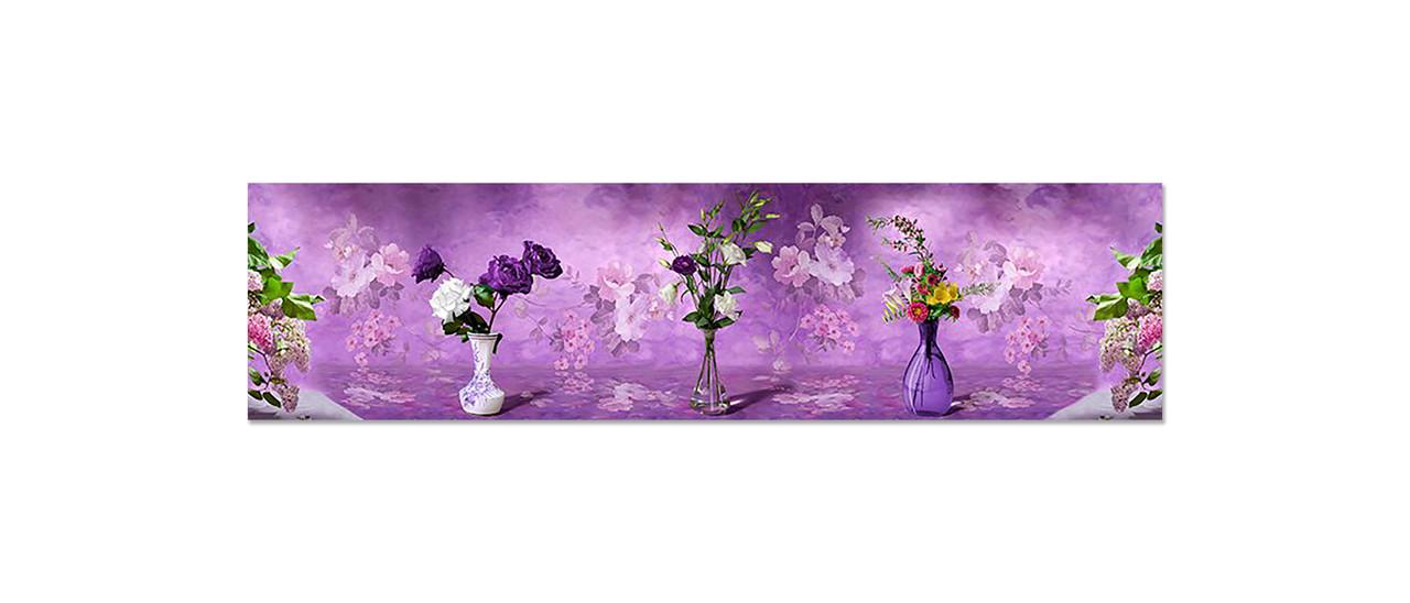 Наклейка виниловая 3D Zatarga Сирень 650х2500 мм Фиолетовый (1224558900)