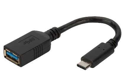 Кабель Digitus USB 3.0 AF/Type-C OTG 0,15м