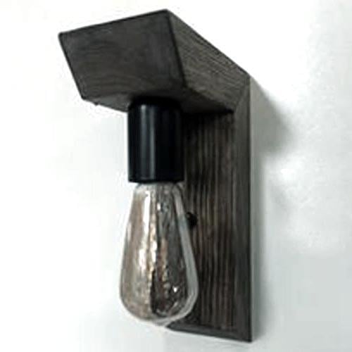 Світильник настінний з дерева Блаф Мокко (БРА-004210)