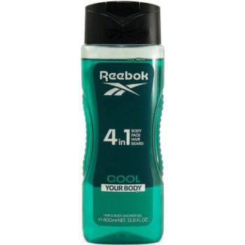 Шампунь та гель для душу чоловічий Reebok 4в1 Cool Your Body 400 мл (13349632)