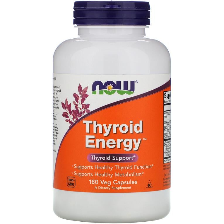 Комплекс для щитовидной железы Now Foods Thyroid Energy 180 капсул (1011324222)