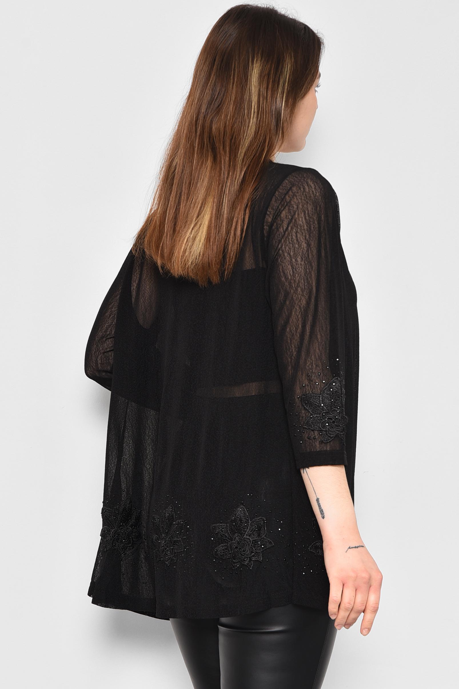 Кардиган женский XL Черный (173797) - фото 3