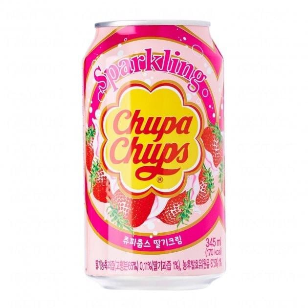 Напій Chupa Chups Strawberry полуниця 0,345 л