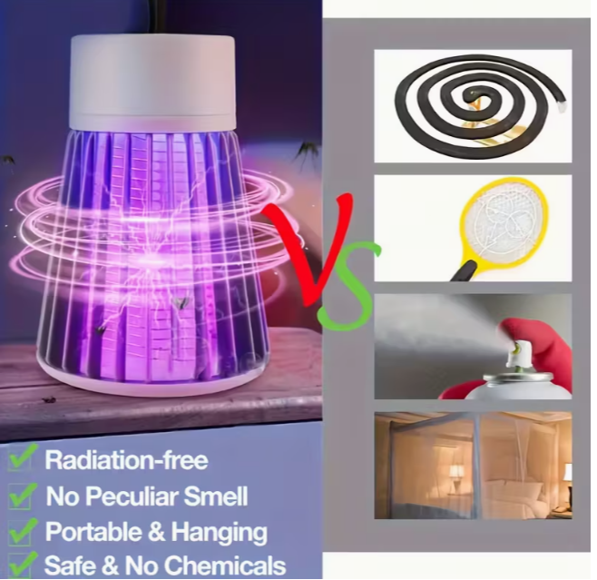 Лампа-пастка від комарів UKC 5W USB - Електричний знищувач комах - фото 9 Лампа-пастка від комарів UKC 5W USB - Електричний знищувач комах - фото 9