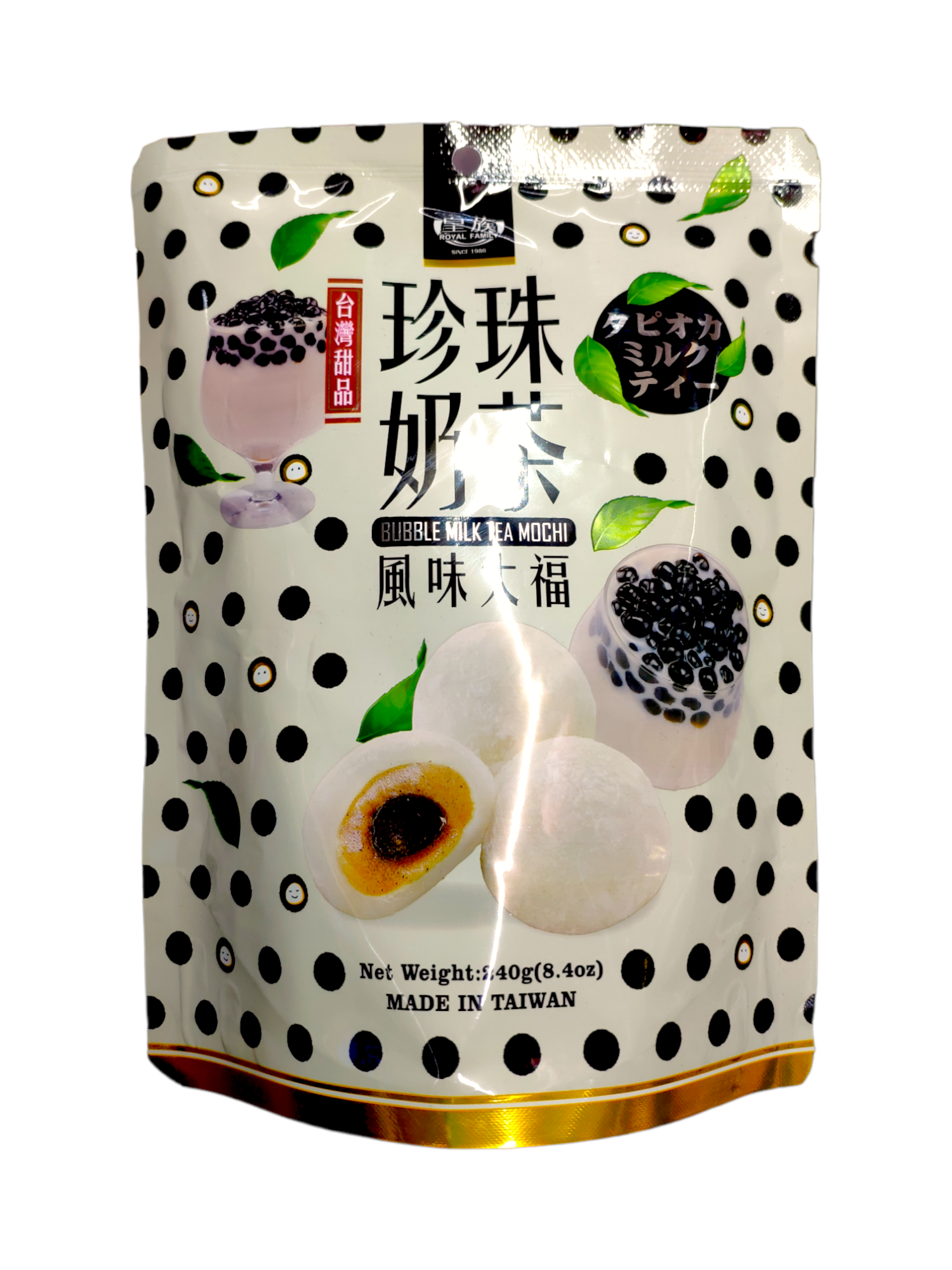 Десерт Royal Family Мочі Моті BubbleMilk Tea 240 г (0024)