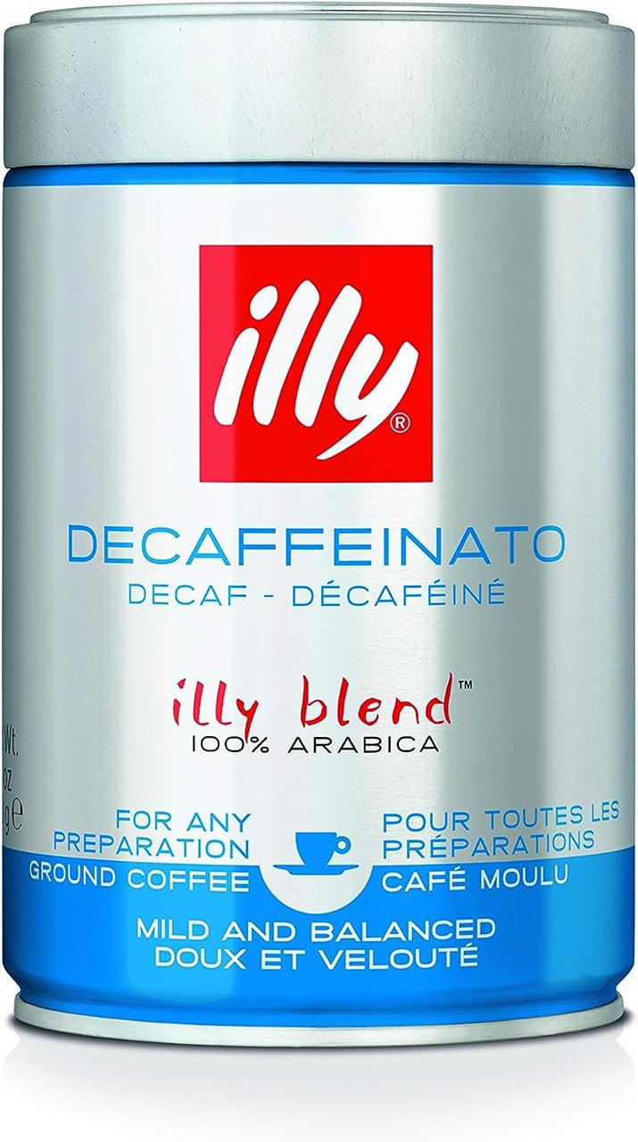 Кава в зернах Illy Decaffeinato 100% Арабіка ж/б 250 г