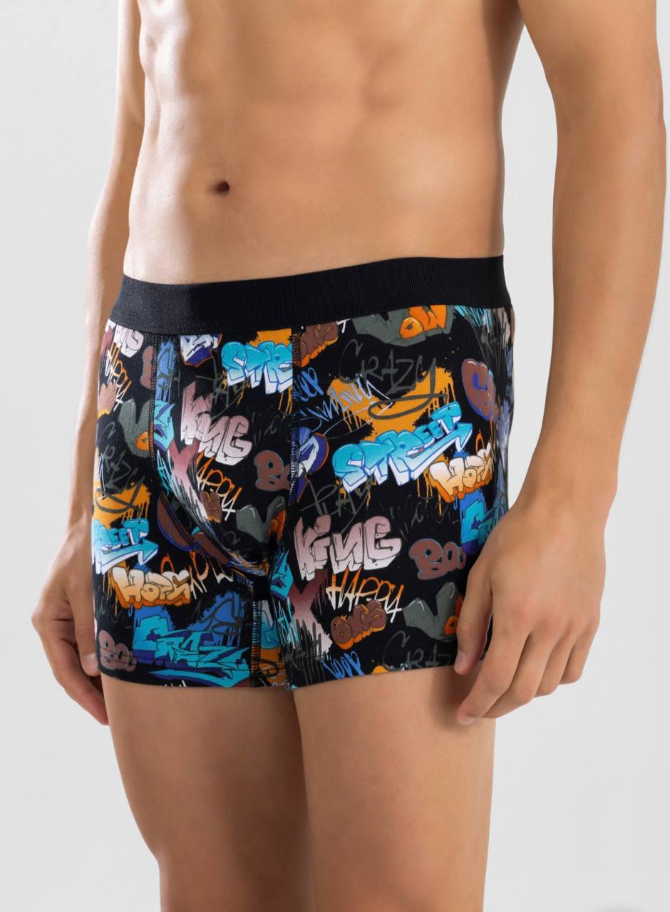 Трусы-боксеры мужские BAYKAR L р. 48-50 Черный (1420-176)