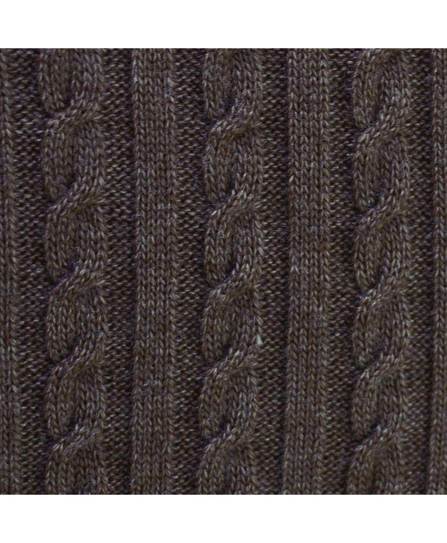 Плед SOFT косы 015 90х130 см Мокко (011692) - фото 2