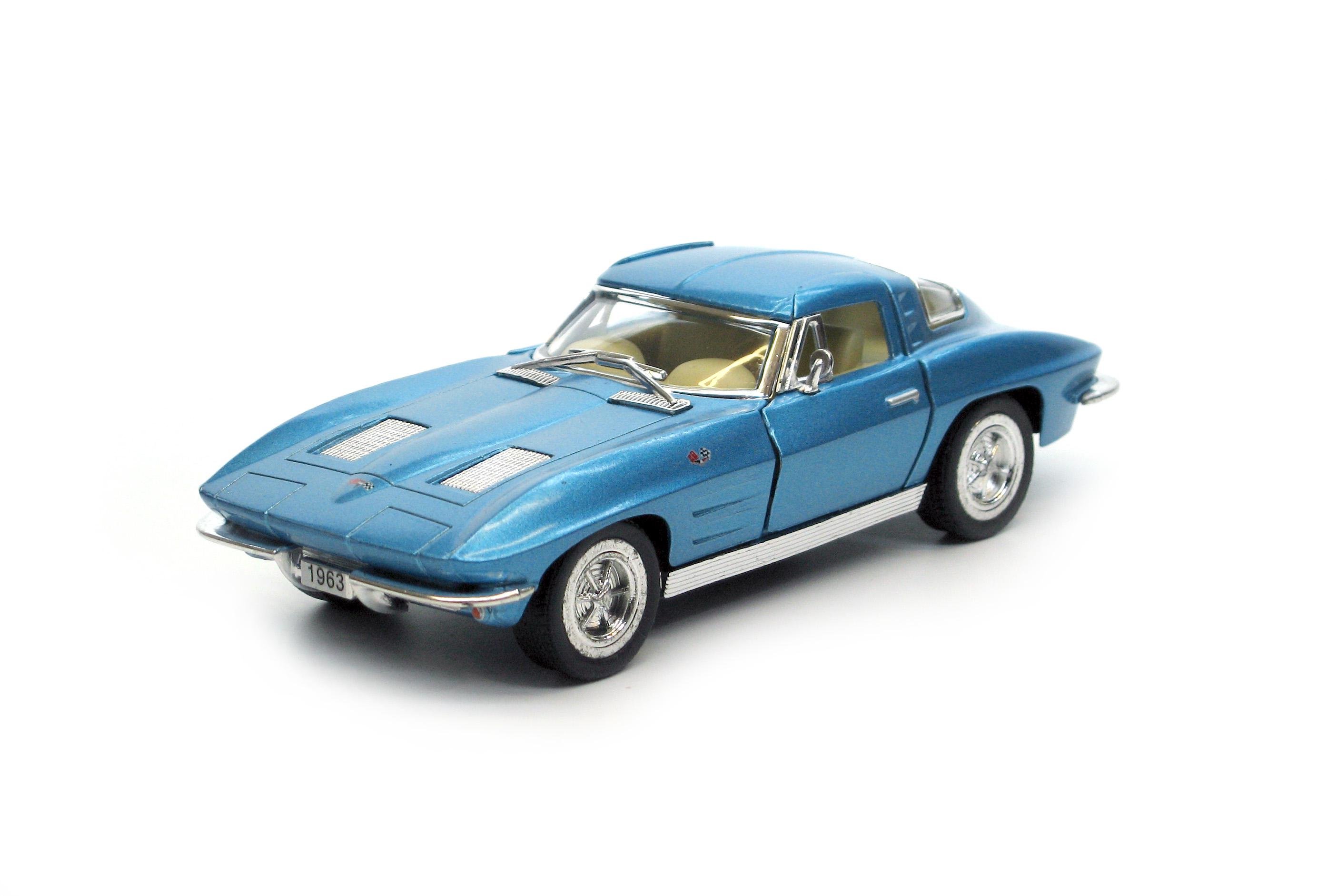 Машина металлическая KT5358W Corvette Sting Ray 1963