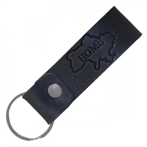 Брелок кожаный "HOME" (137555)