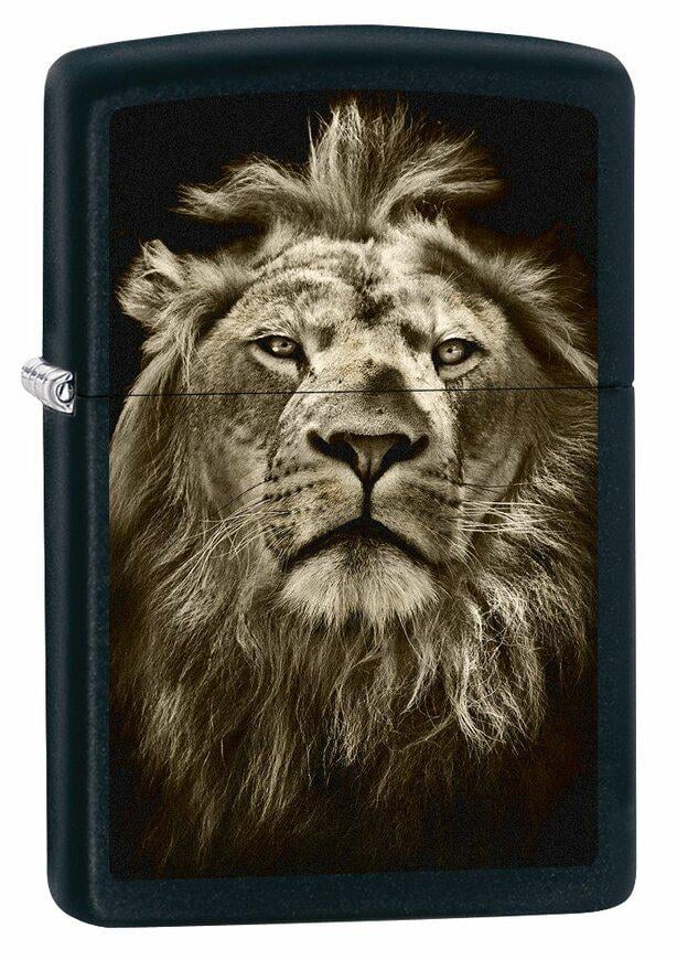 Зажигалка Zippo Lion Eyes Black Matte (76152)