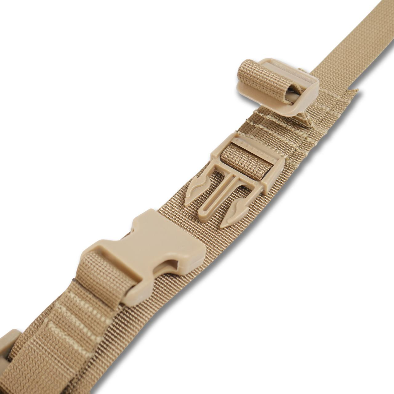 Ремень трехточечный Kiborg для АК РПК полиамид Койот - фото 7