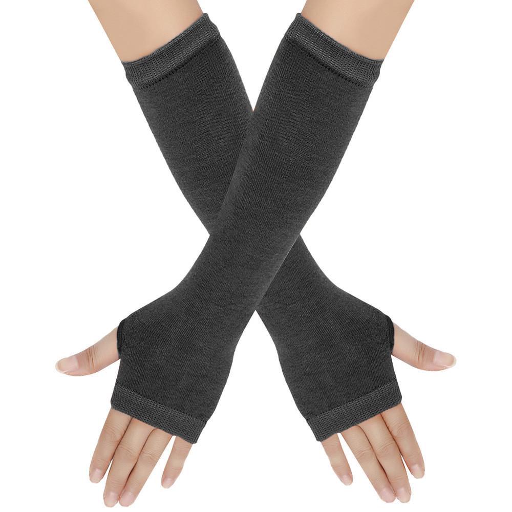 Митенки короткие One size Темно-серый (2189)