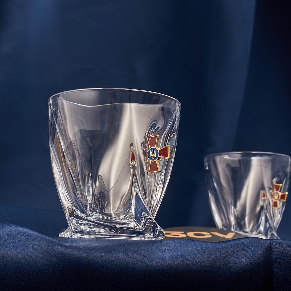 Подарочный набор рюмок с шевроном ВСУ большой (28420963) - фото 7 Подарочный набор рюмок с шевроном ВСУ большой (28420963) - фото 7