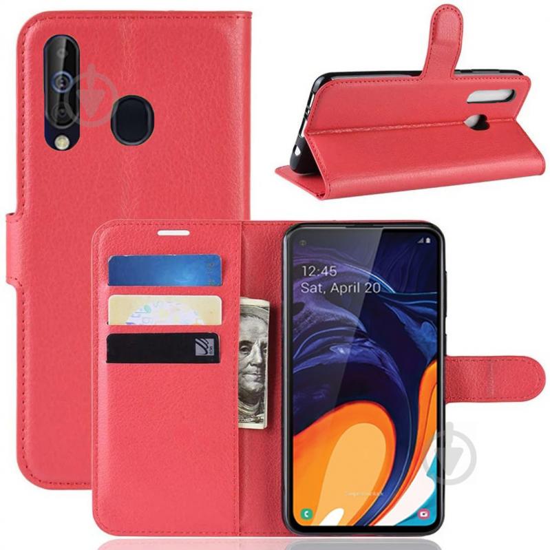 Чохол-книжка Litchie Wallet Samsung A606 Galaxy A60 Red (hub_nGCo60753)