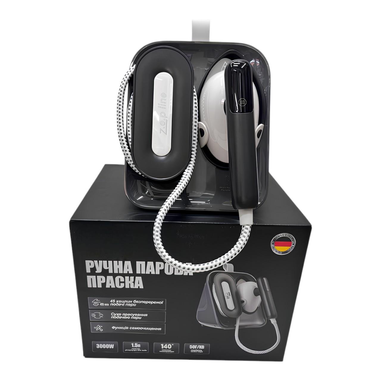 Відпарювач Zepline ручний з сенсорним управлінням та великим резервуаром для води 3000 Вт 1,5 л (ZP-00222) - фото 3