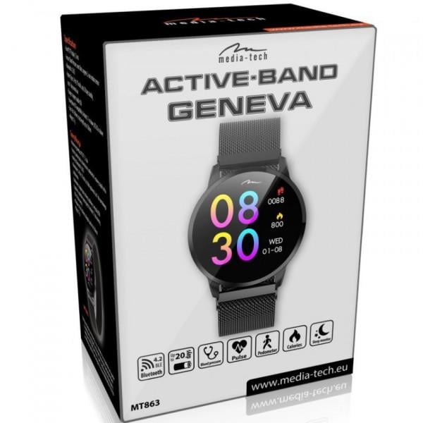 Смарт-годинник Media-Tech MT863 Active-Band Geneva Bluetooth/GPS 170мА (586856) - фото 5