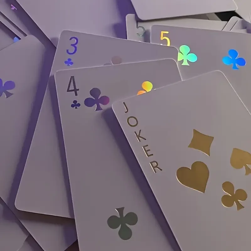 Карты игральные Joy с хамелеоном 54 шт. Серый - фото 3 Карты игральные Joy с хамелеоном 54 шт. Серый - фото 3