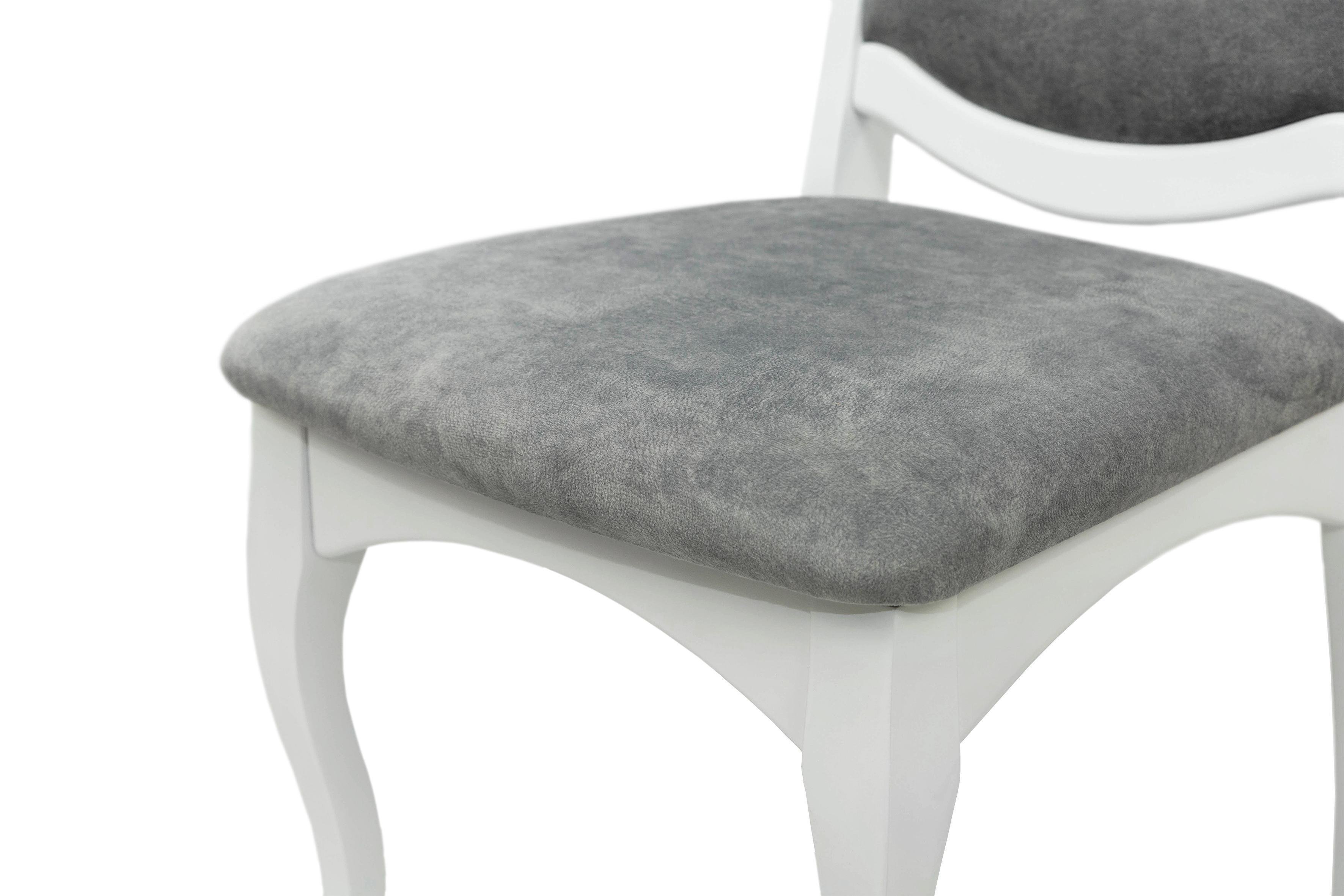 Стілець для кухні та вітальні Фенікс Наталі 450х1035х440 мм Білий/Моррант (GAА0055814) - фото 7 Стілець для кухні та вітальні Фенікс Наталі 450х1035х440 мм Білий/Моррант (GAА0055814) - фото 7