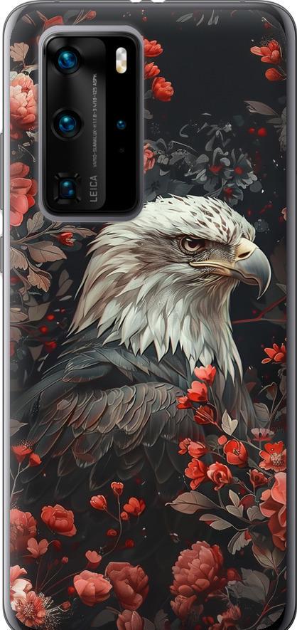 Чохол на Huawei P40 Pro Квітковий вартовий (6102t-1839-42517)